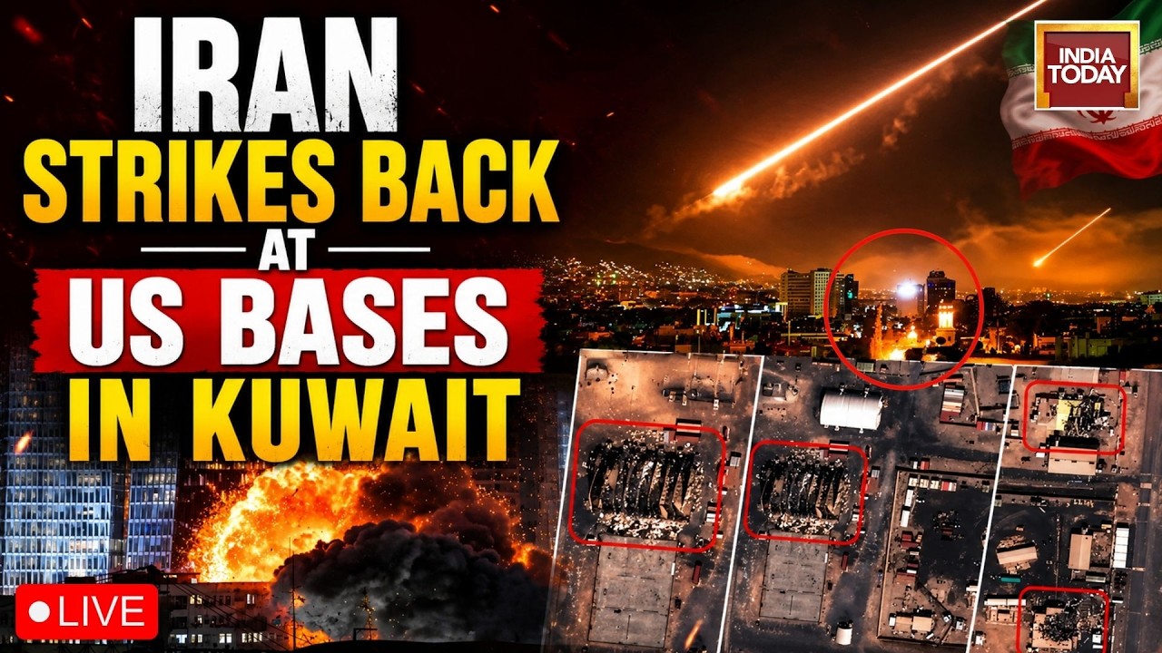US-Iran War News LIVE: Iran Attacks US Bases In Bahrain, Kuwait | Iran War LIVE Updates | Iran War