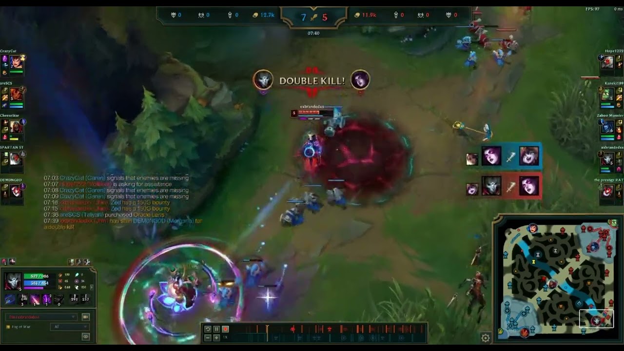 my first jhin montage(1 year in this moba community )