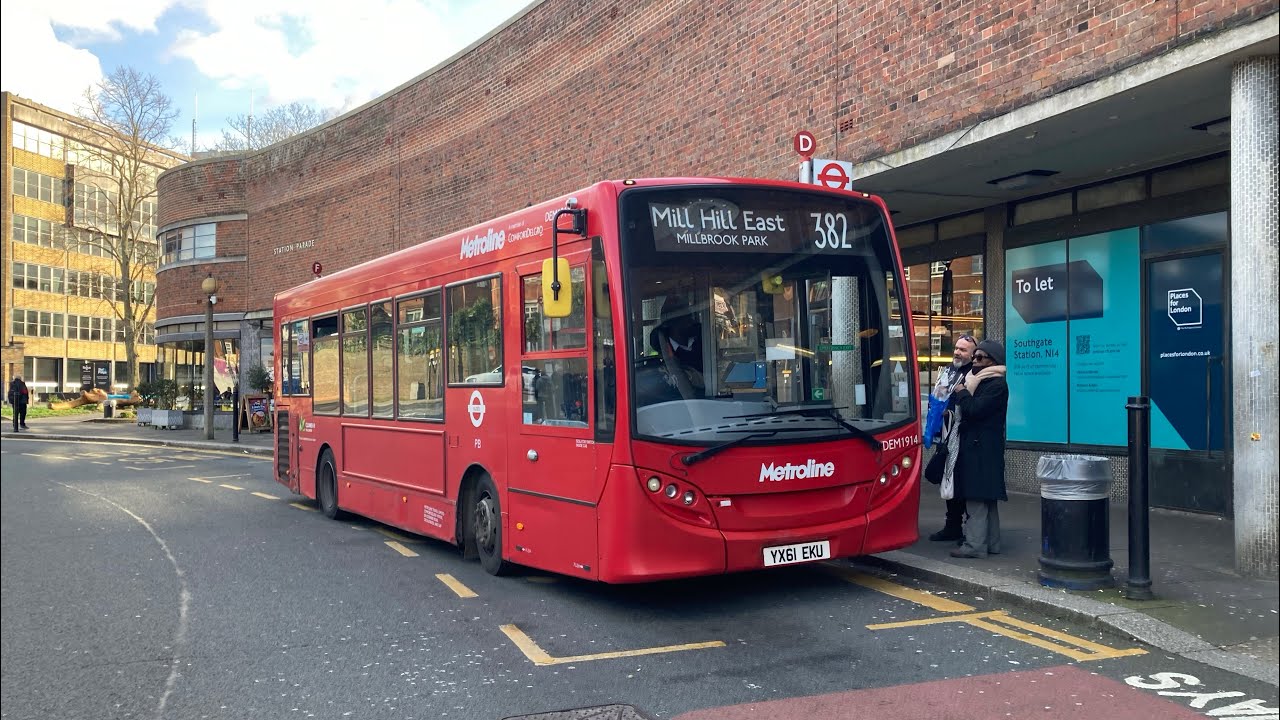 TFL 382 ➡️ 磨坊山東/磨坊布魯克公園 Mill Hill East/ Millbrook Park 🚌YJ61 EKU/DEM1914 (改道Diversion)