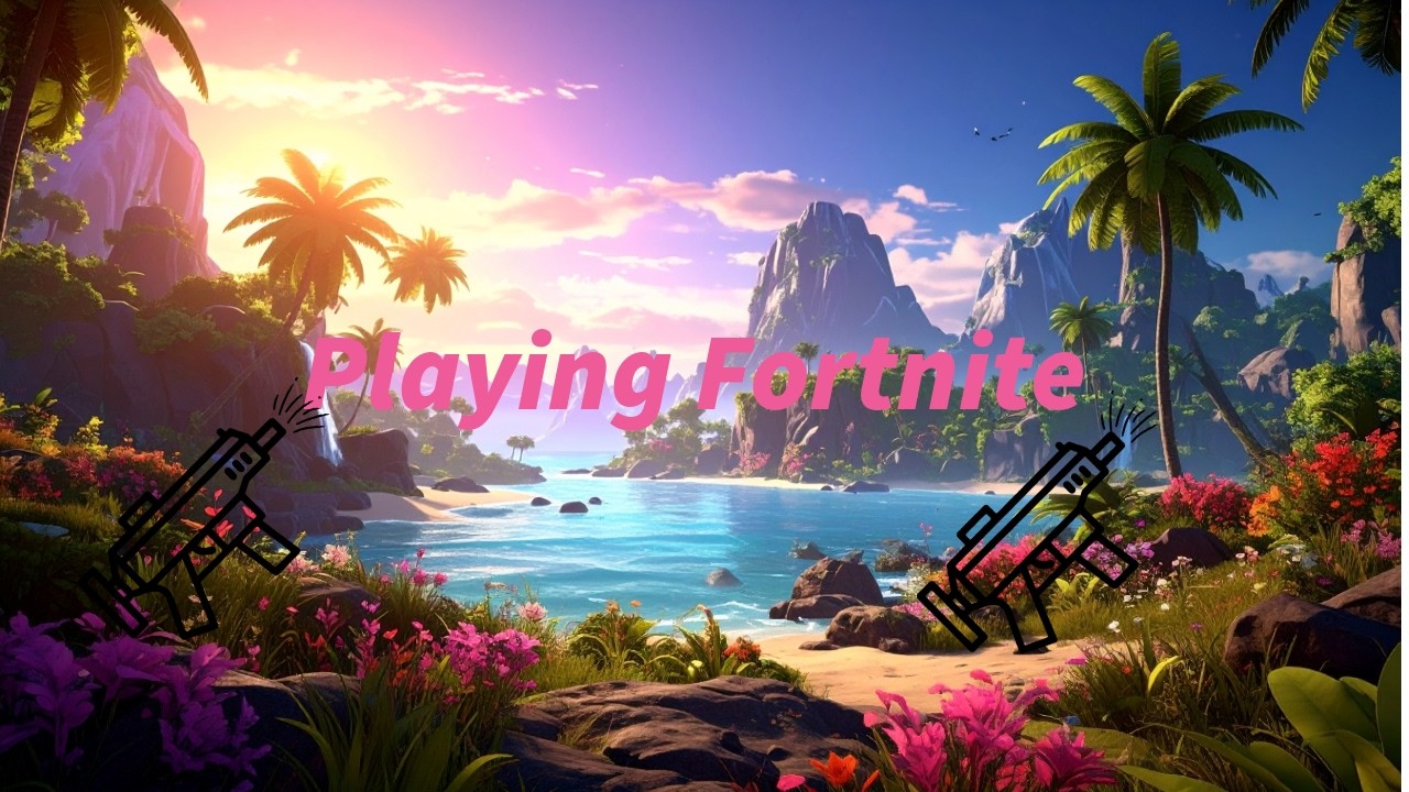 Playing Fortnite feat. My Brother!!!