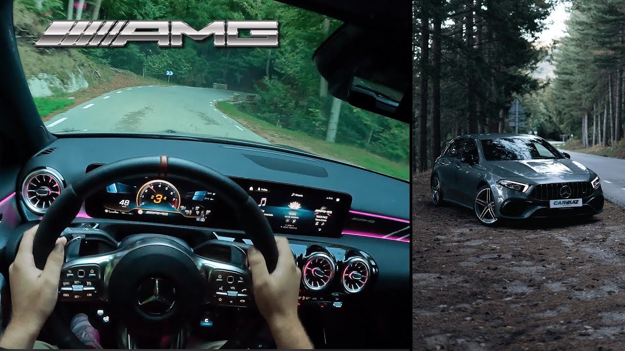 2022 Mercedes AMG A45 S 4Matic+ 422HP POV TEST DRIVE
