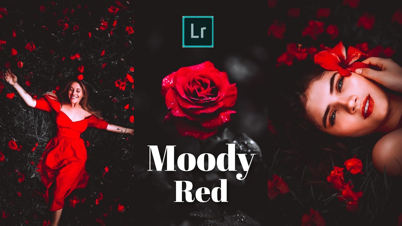 Moody Dark Red - lightroom presets | Black & Red lightroom preset