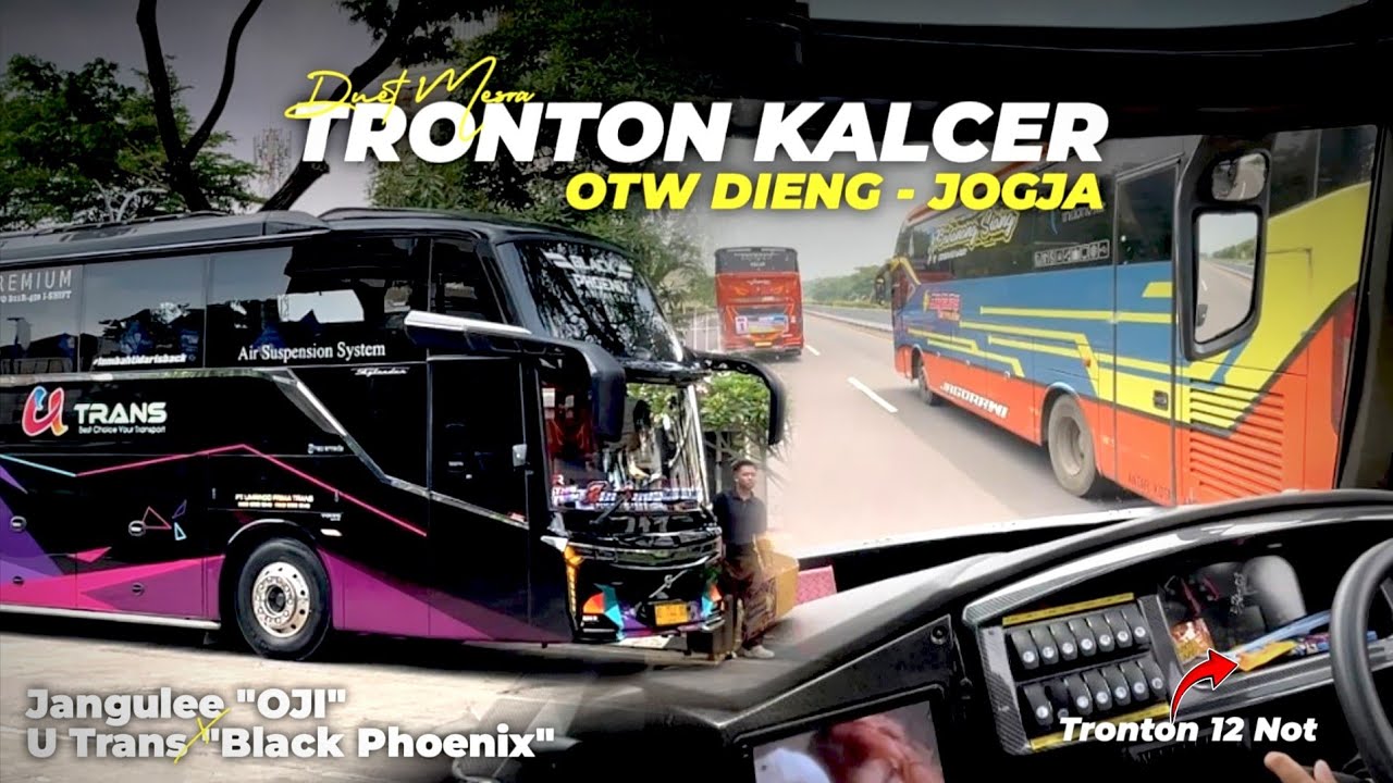 [ KONVOI SERU DUET TRONTON KALCER🤩] TOUR DIENG JOGJA “Jangulee OJI & U Trans BLACK PHOENIX”‼️