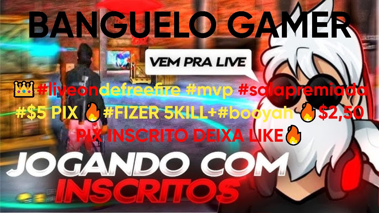 👑#liveondefreefire #mvp #salapremiada #$5 PIX 🔥#FIZER 5KILL+#booyah 🔥$2,50 PIX INSCRITO DEIXA LIKE🔥