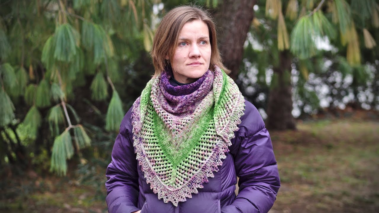 Châle «Iris» (tutoriel tricot)