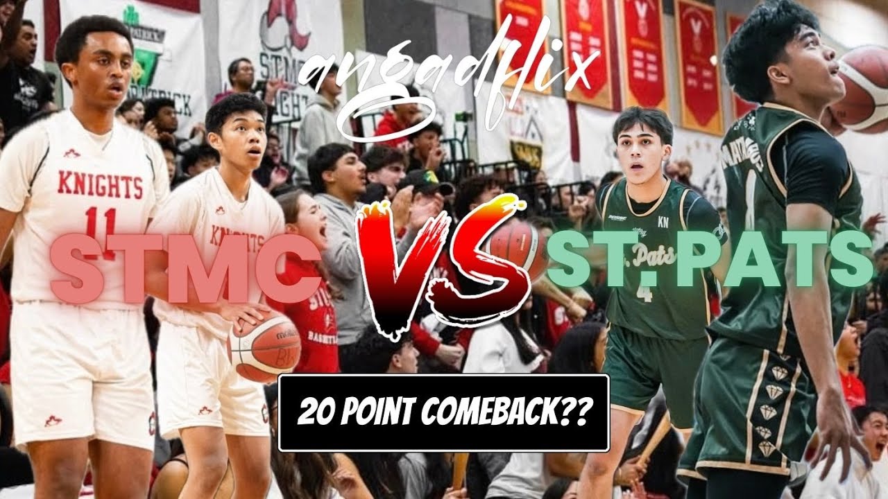 #1 3A STMC defends home court against #3 3A St Pats... STMC comes back by 20-point deficit????!
