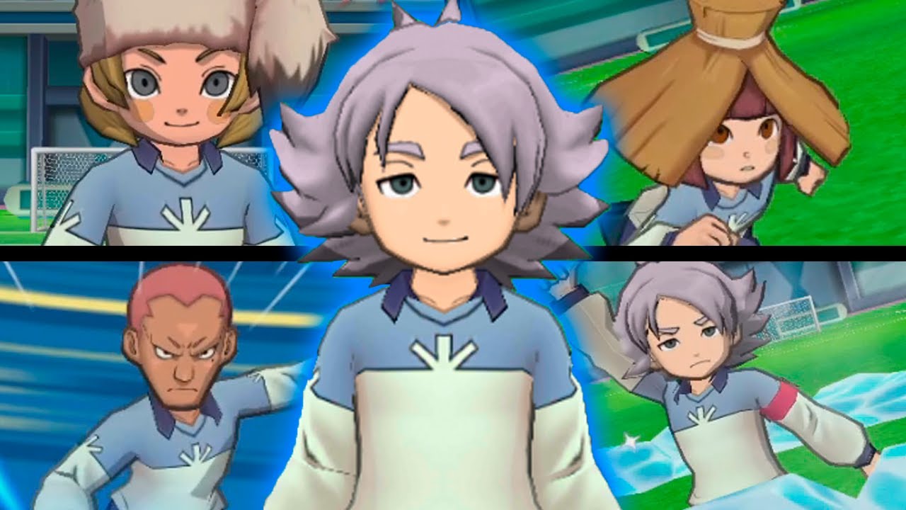 Hakuren (classic) | All Special Techniques | Inazuma eleven 3DS