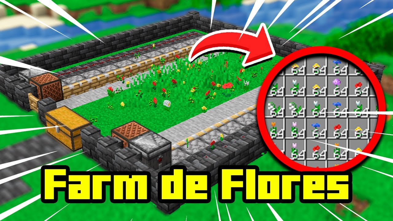 ✔ FARM de FLOR AUTOMÁTICA - Minecraft 1.19