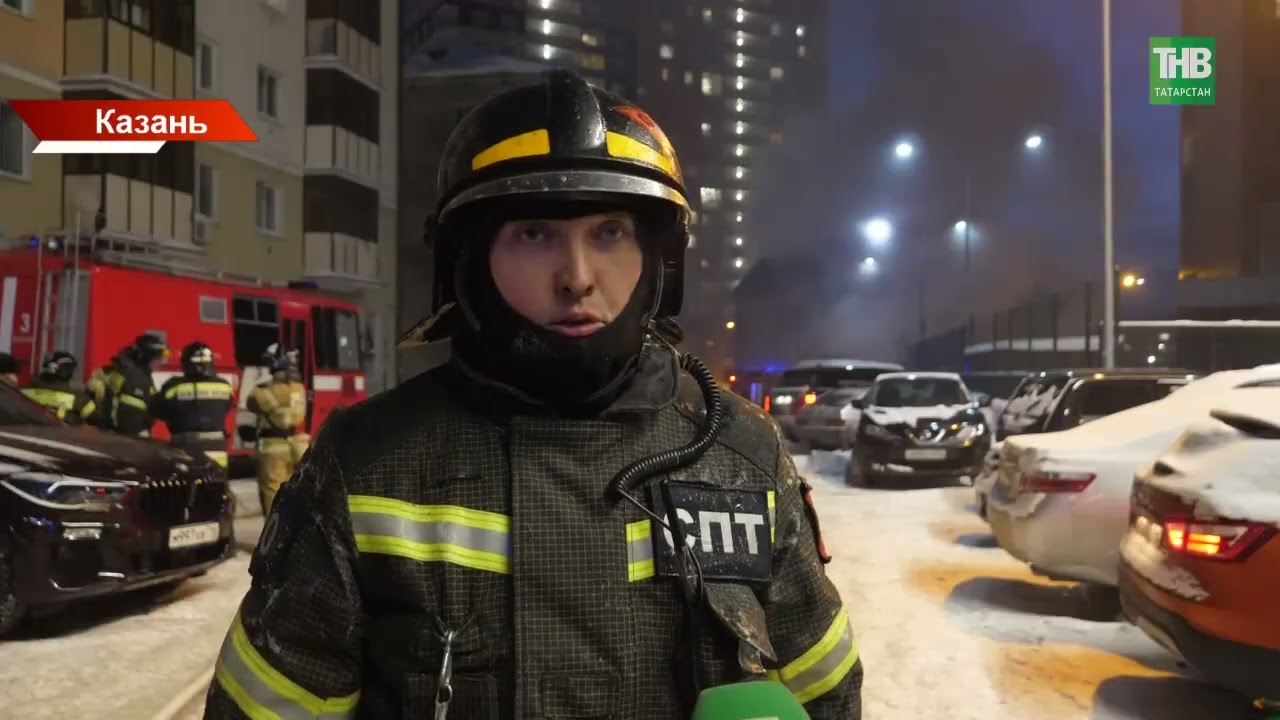 В центре Казани сгорел отель-ресторан 