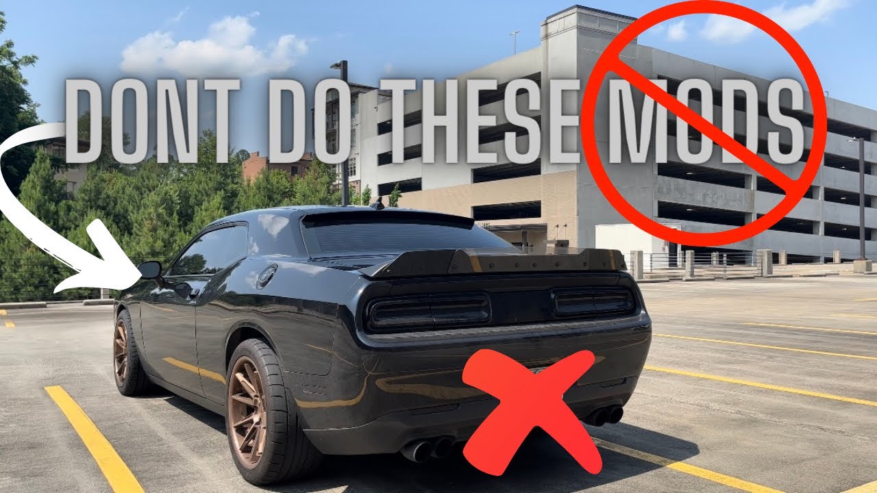 НЕ ДЕЛАЙТЕ ЭТИ 5 МОДИФИКАЦИЙ ДЛЯ ВАШЕГО SCATPACK 392 HEMI CHALLENGER ИЛИ CHARGER | Топ-5 модов, о...