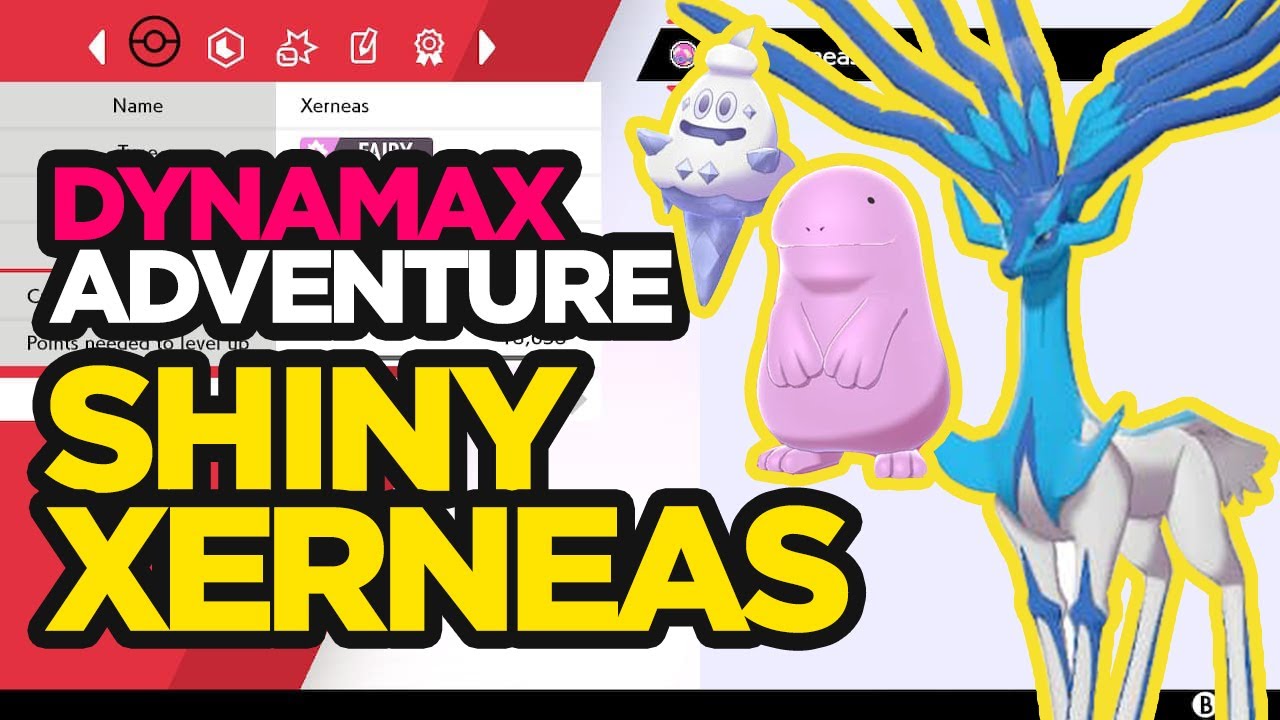 Shiny Xerneas in Dynamax Adventure. 3 Shiny in 3 Hours!