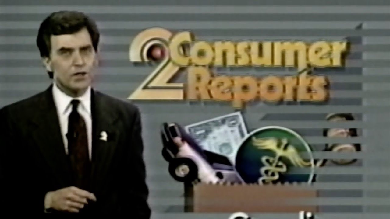 1990 Consumer Reports Mondays on Detroit Channel 2 First News with Murray Feldman TV Commercial