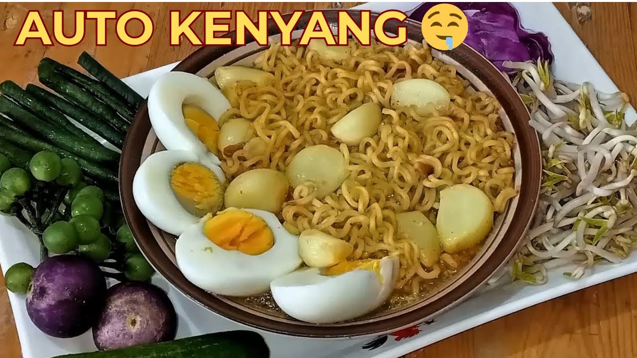 MUKBANG MASAKAN RUMAHAN | INDOMIE KUAH, TELUR REBUS & LALAPAN MENTAH