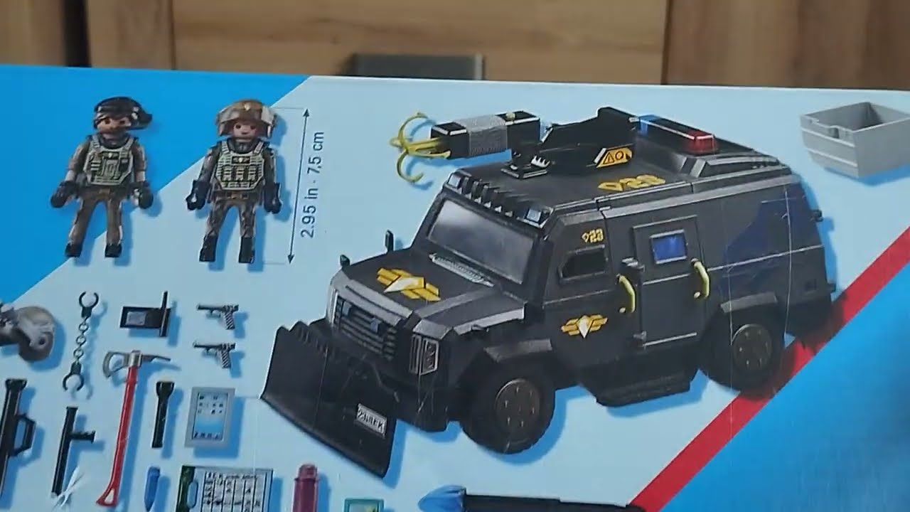 Unboxing Playmobil 71144 SWAT-Geländefahrzeug, Neuheit August 2023