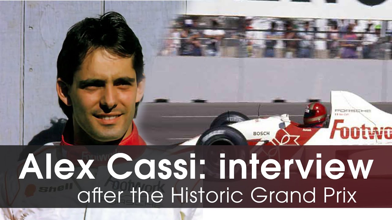 Alex Cassi: interview after the Monaco Historic Grand Prix