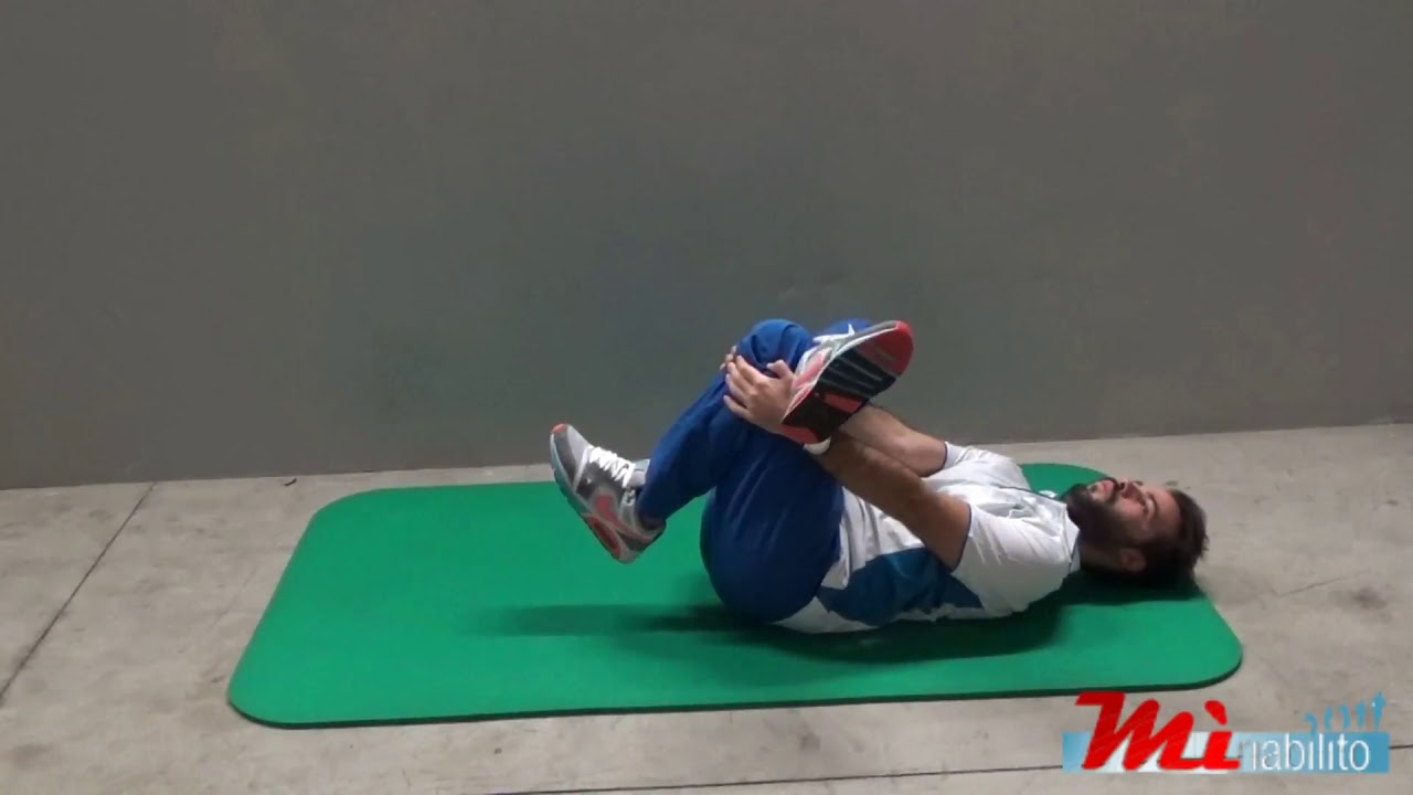 Esercizio di allungamento piriforme grado 2 - stretching piriformis