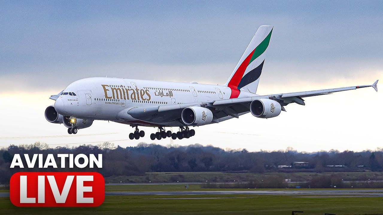 🔴 Manchester Airport LIVE ✈️