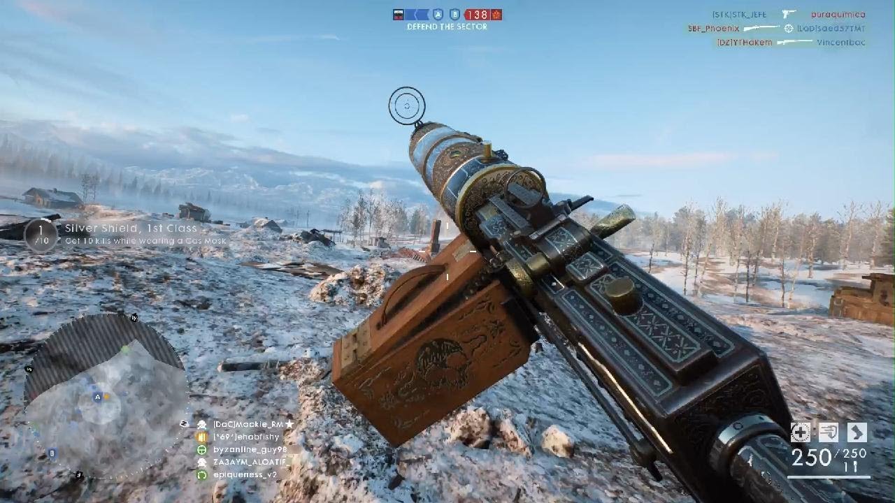 Battlefield 1 102 Kills! with M1917 MG
