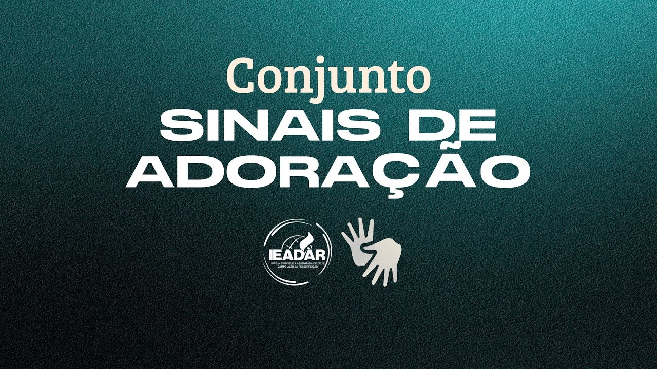 Conjunto Sinais de Adoração | Bondade de Deus em Libras 🙌✨