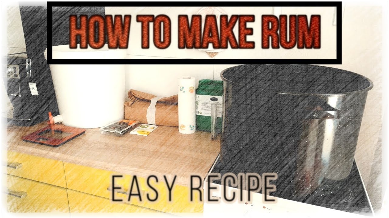 How to make rum wash at home
