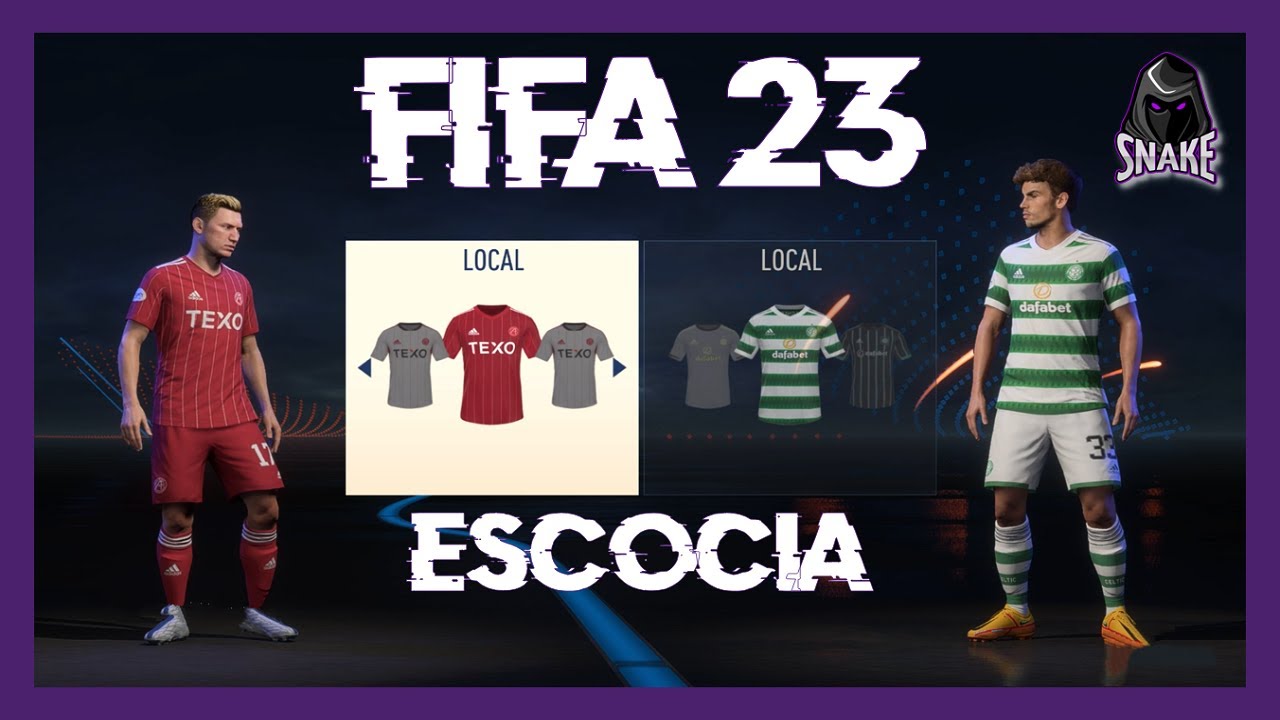 FIFA 23 | LICENCIAS EQUIPOS KITS | LIGA DE ESCOCIA