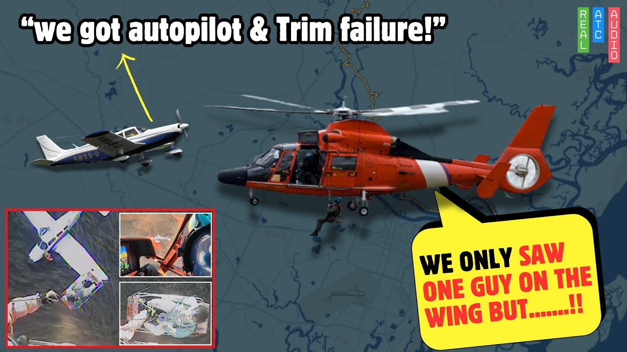 Instructor & Student pilot survive crash landing after autopilot & Trim failure (Ice cool) #atc