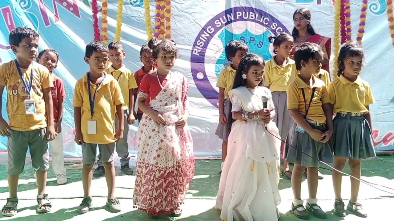 #rising sun public school #agomoni program for kids #