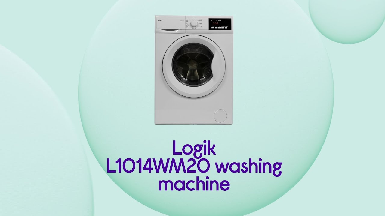 Logik L1014WM20 10 kg 1400 Spin Washing Machine - White - Product Overview