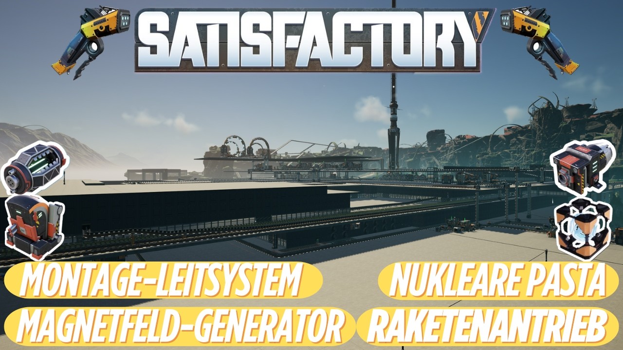 Let´s Play Satisfactory ⚙️021 | Phase 4 abschließen | Nukleare Pasta = bybye Strom