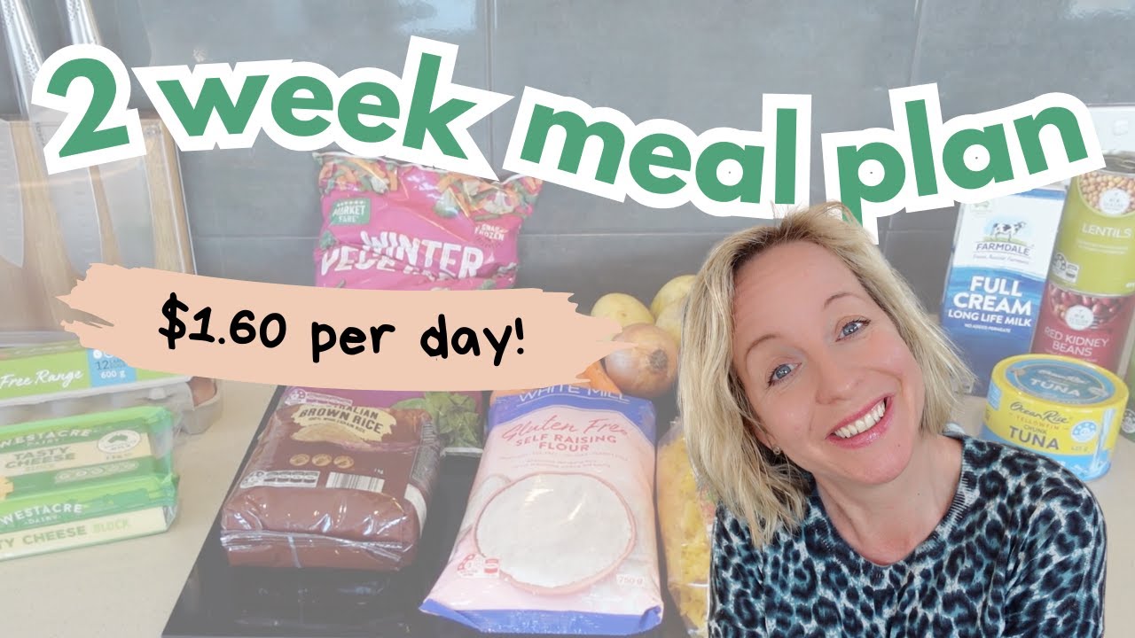 We Ate for $1.60 a Day! Extreme ALDI Budget Meal Plan | 2 Weeks | Gluten Free (Australia)