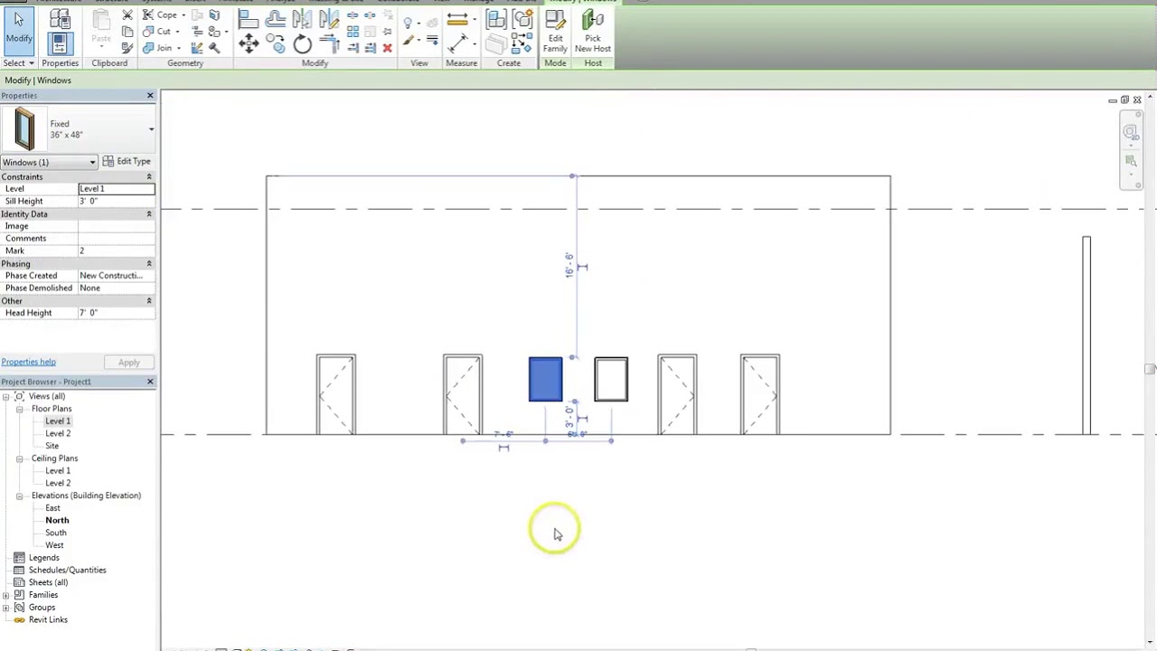 Revit Lesson 04 - Doors Windows And Coordination