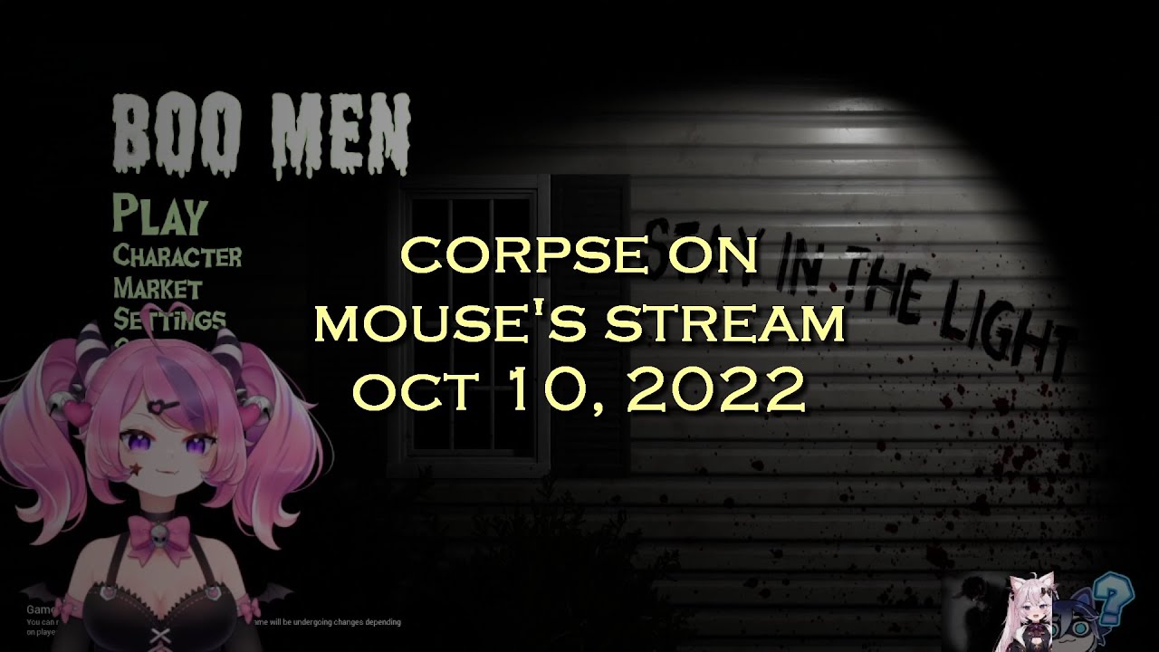 Corpse Husband on Ironmouse's stream - Boo Men (OCT 10, 2022)