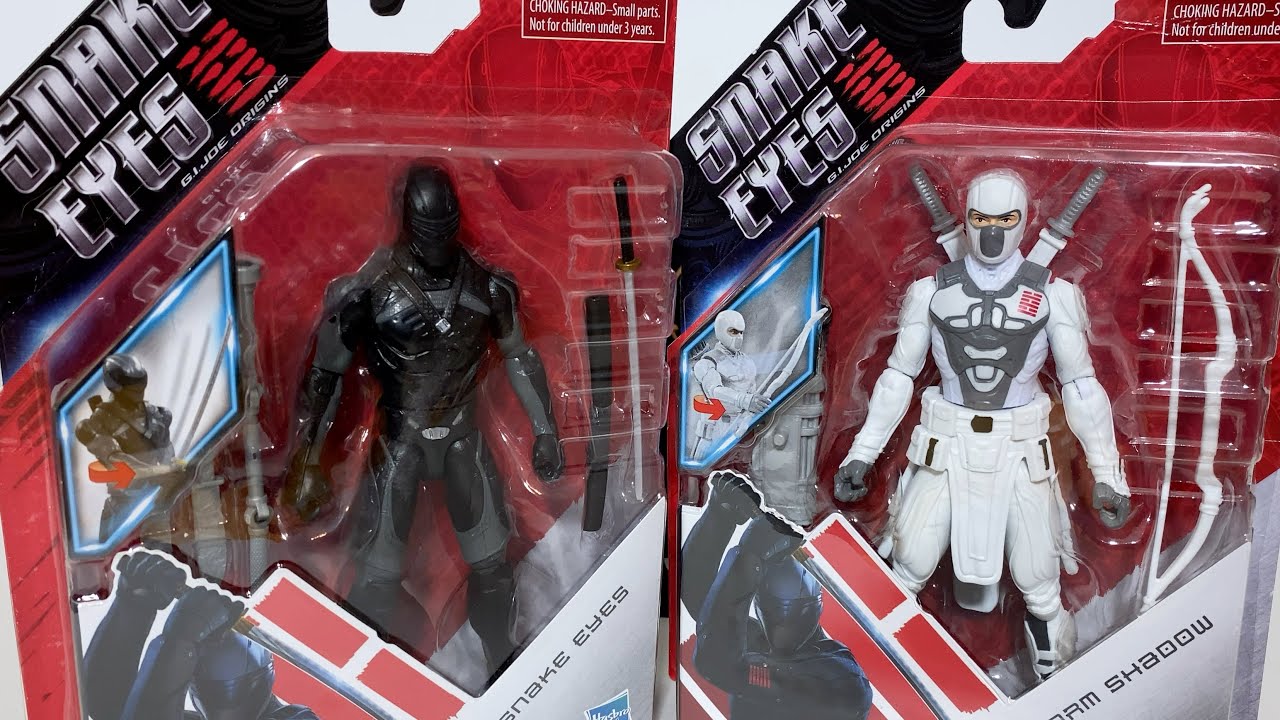 GI JOE Snake Eyes and Storm Shadow Origins Review!