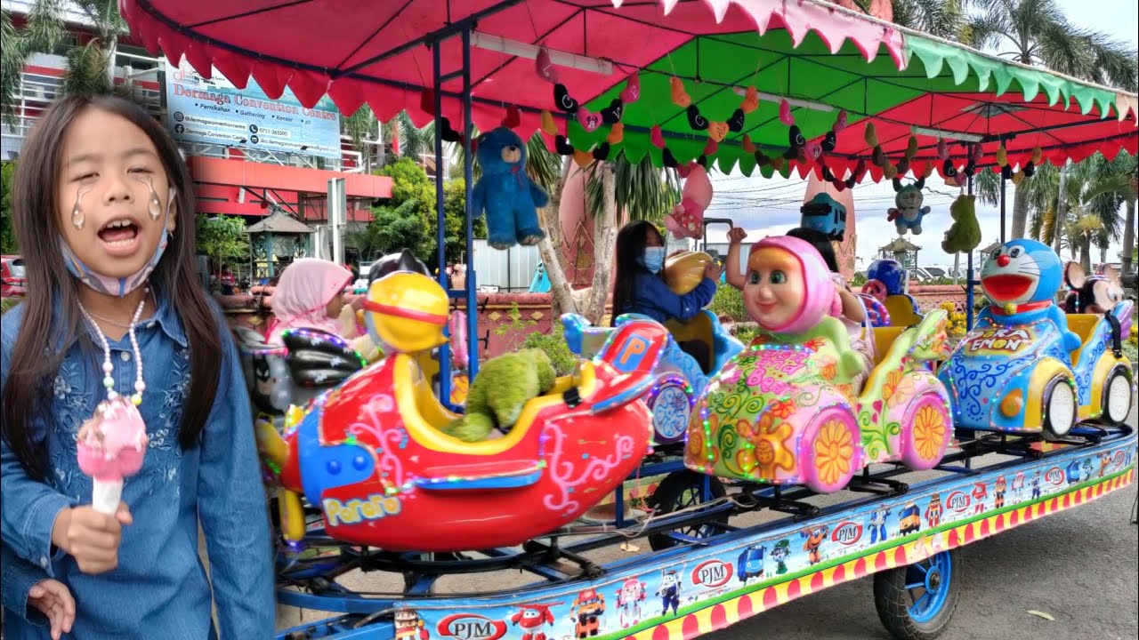 GAK NANGIS LAGI 💞 Naik Odong-odong Lucu 💞 Lagu Balonku Ada Lima 💞 Beli Balon Karakter Lucu