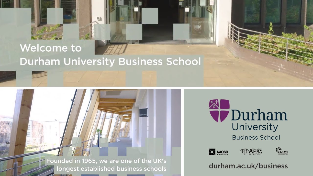 A short video tour of Durham University Business School Mill Hill Lane facility