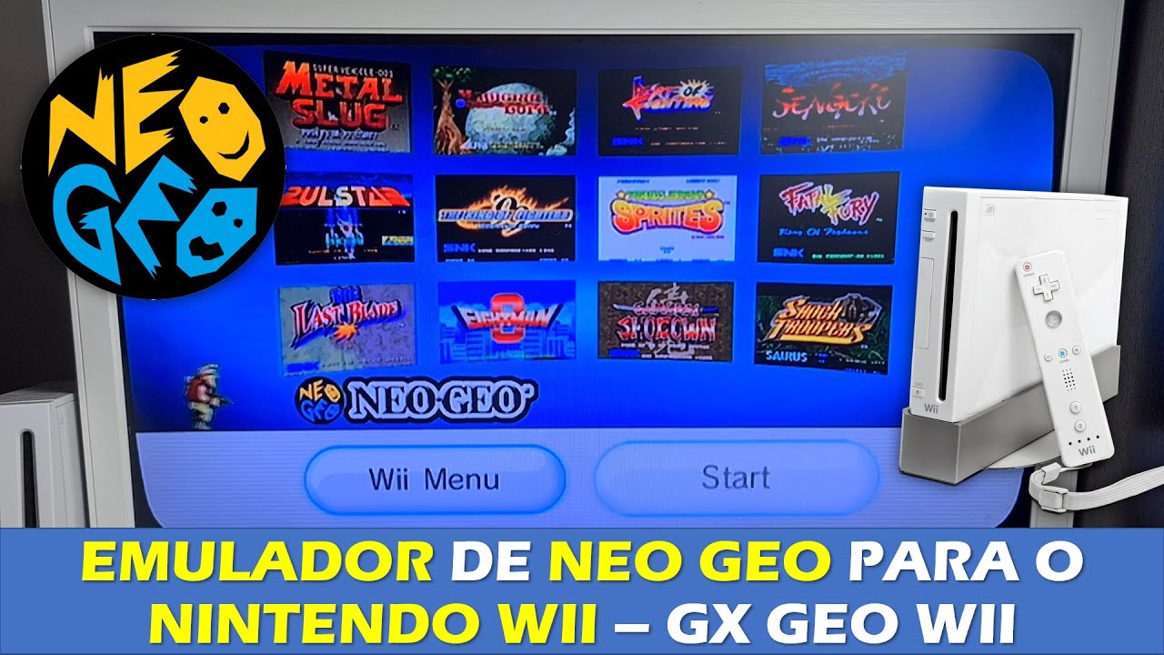 EMULADOR DE NEO GEO (GXGEO WII) PARA NINTENDO WII - TUTORIAL COMPLETO