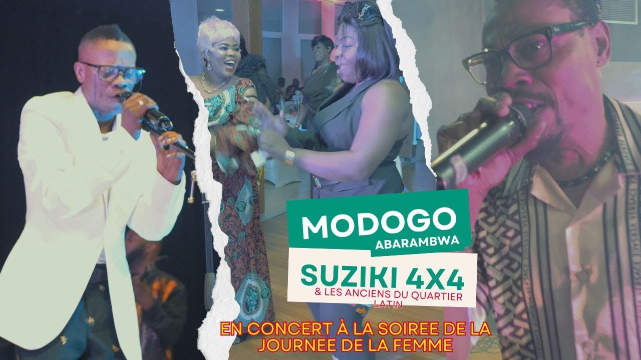 MODOGO ABARAMBWA & SUZIKI 4X4 en concert de la Soirée Internationale des Droits de la femme 2025