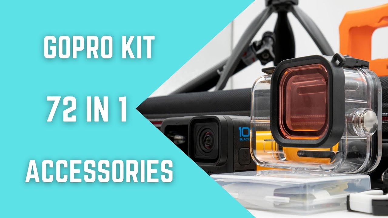 Kit di Accessori per GoPro | HSU 72 in 1 GoPro Hero 9 e Hero 10