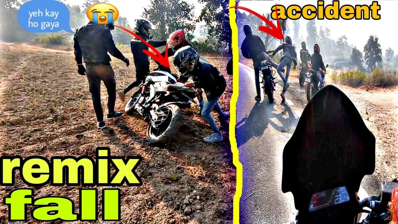 Live Crash Ns 200 😭☠️ || My first Crash ever || Remix Fall Ranchi