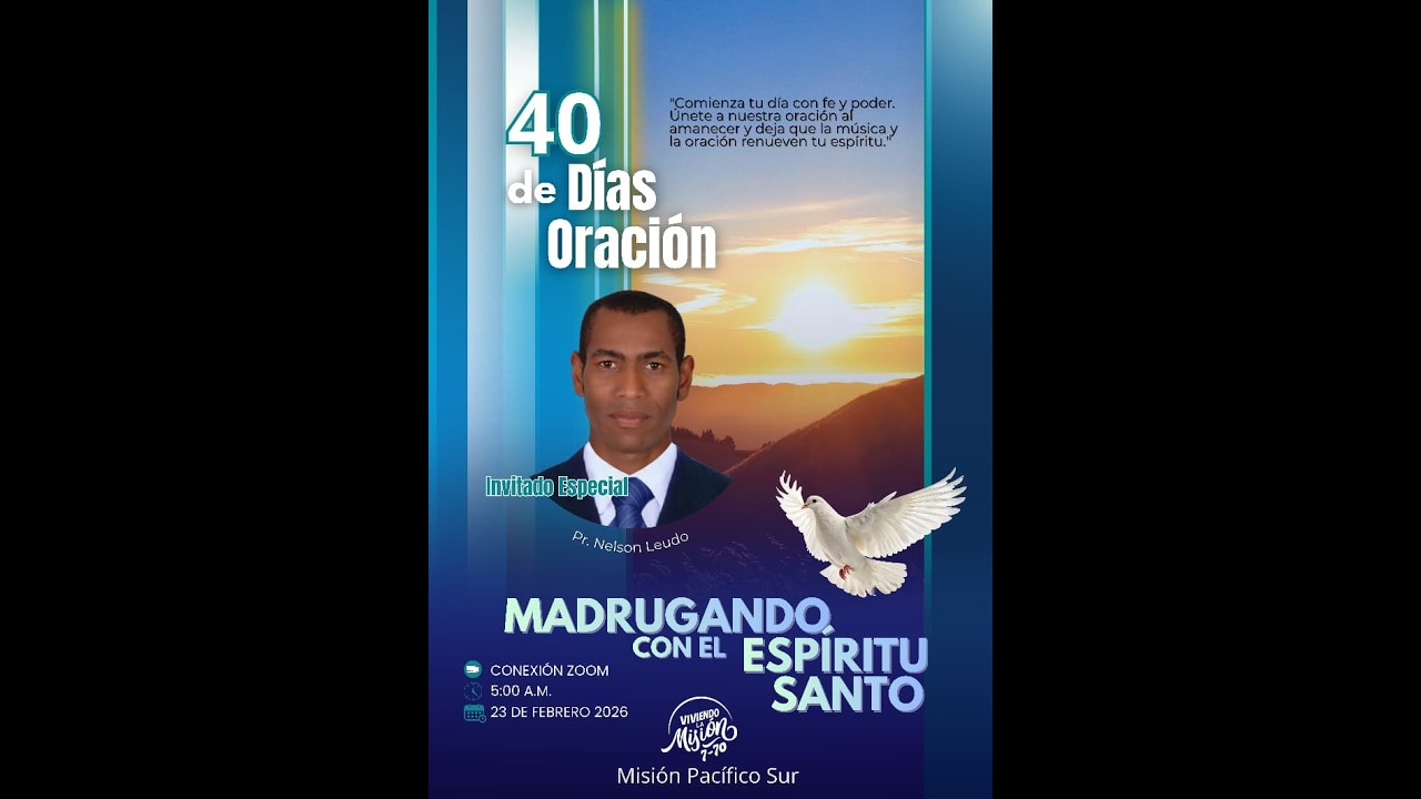 MADRUGANDO CON EL ESPIRITU SANTO.  DIA 23: PUEDO PERDER LA PLENITUD I.  MIN NELSON LEUDO