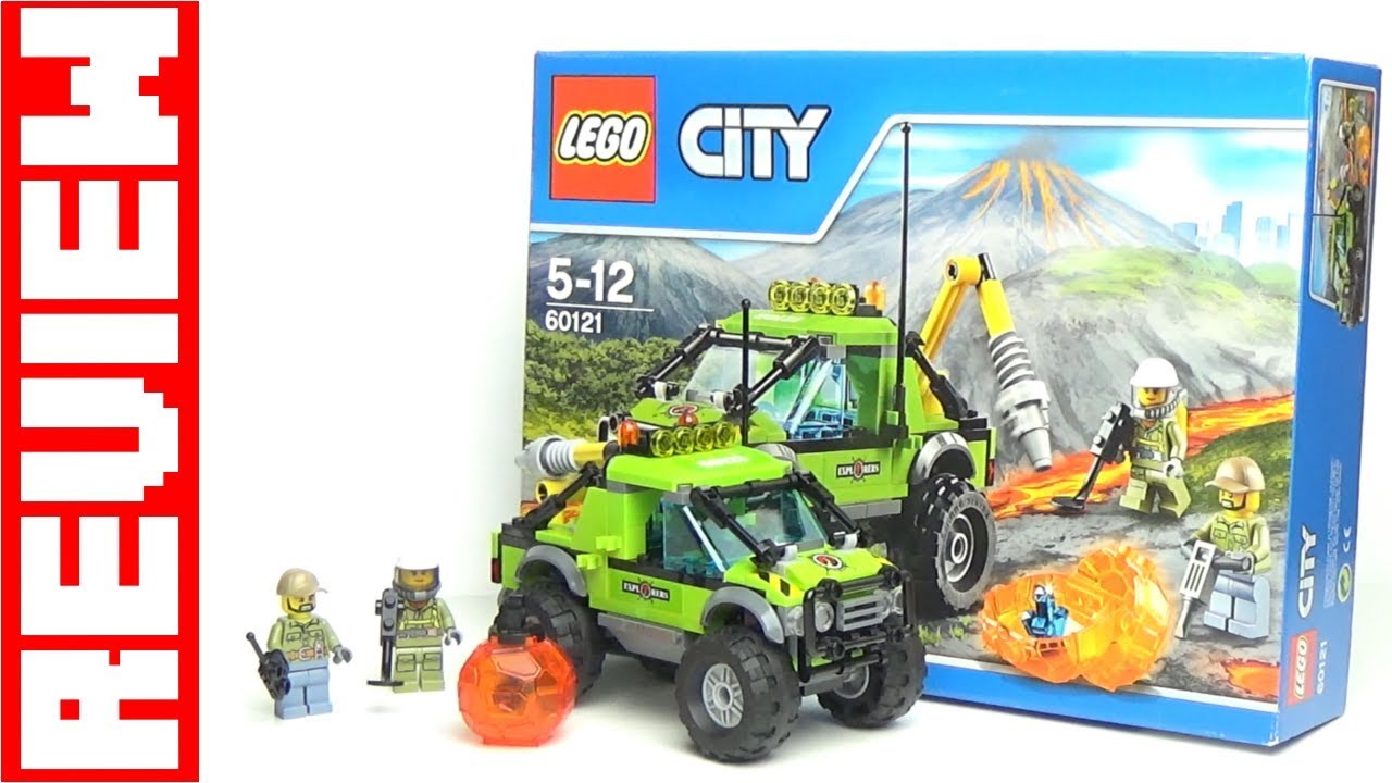 Lego City 60121 Volcano Exploration Truck - Speed Build + Review