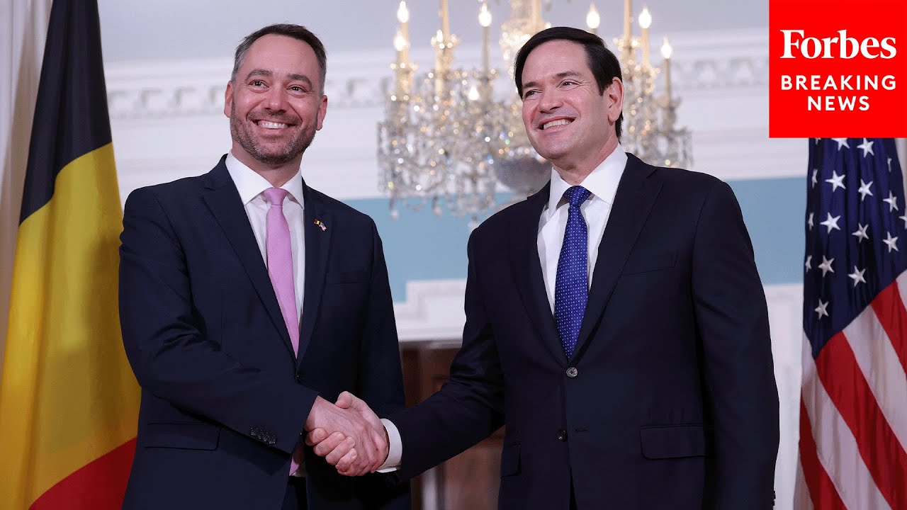 Marco Rubio Meets With Belgium's Foreign Minister Maxime Pr&eacute;vot