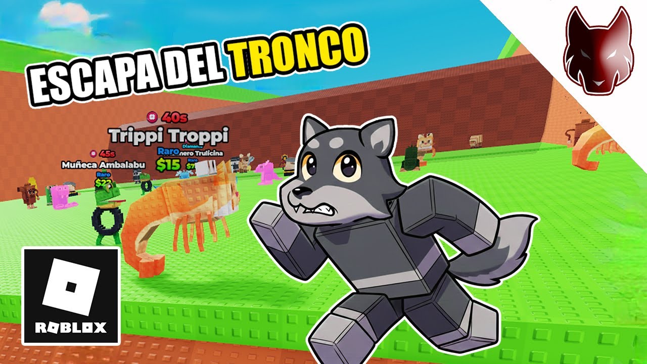 ROBLOX: Escapa del TRONCO 😱 - Brainrots Roblox
