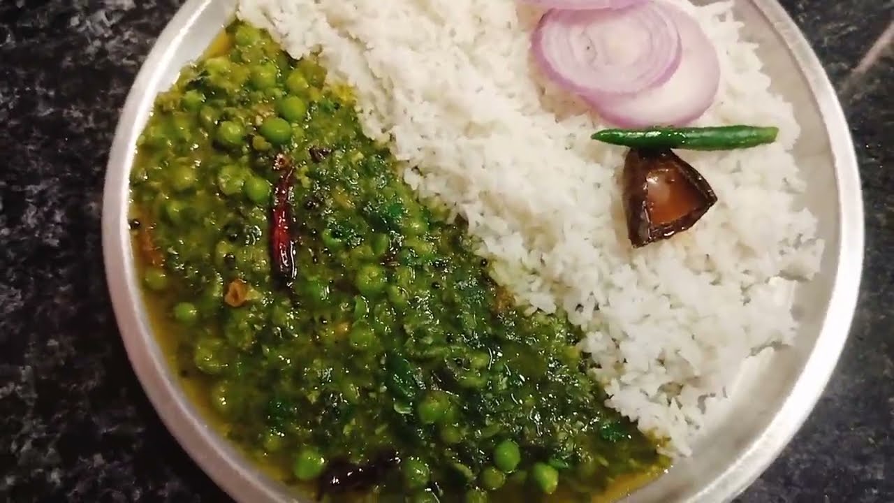 मटर और पालक की ऐसी रेसिपी एक बार बनाएंगे बार बार banana chahenge | #recipe #cooking #subscribe 🙏🙏🙏 p