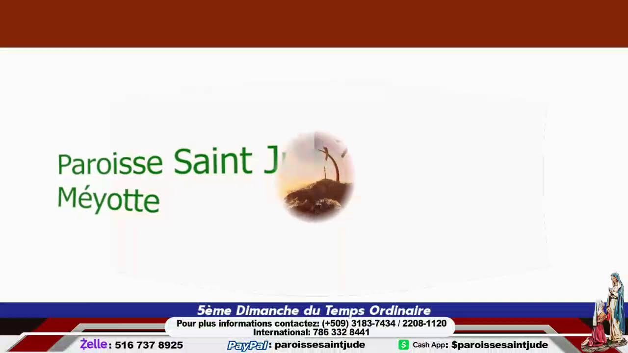 Dimanche 08 Février 2026 // 5ème Dimanche du Temps Ordinaire