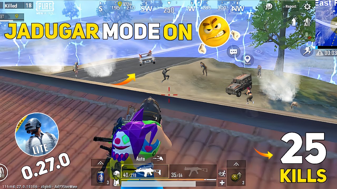 PUBG LITE NEW UPDATE 0.27.0 SOLO VS SQUAD GAMEPLAY 🔥 | JADUGAR MODE ON?!! | PUBG LITE BGMI LITE