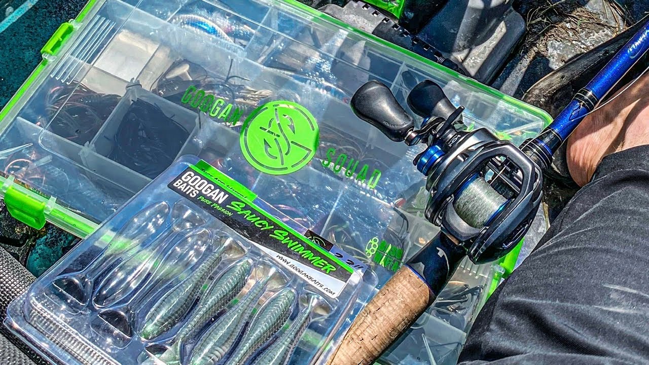 WHAT’S IN MY GOOGAN SQUAD TACKLE BOX? (Best bank/kayak fishing baits)