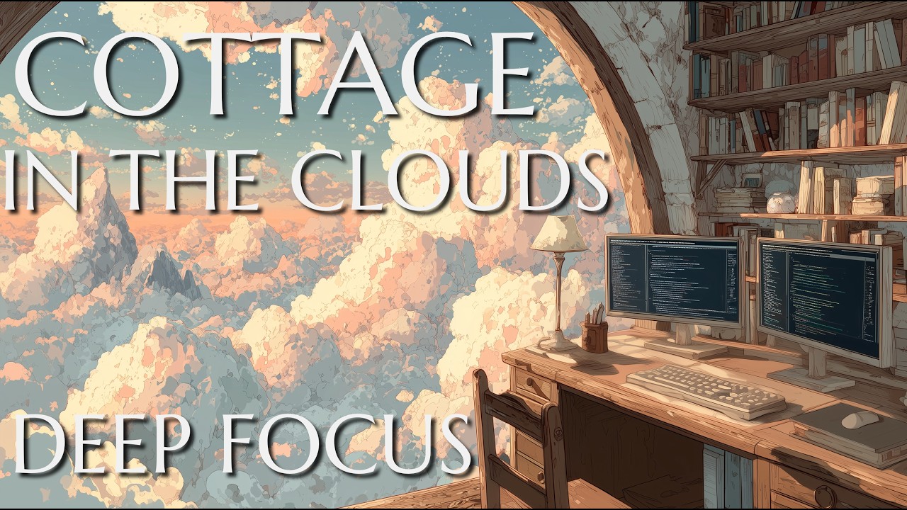 Deep Focus in a Cottage Above the Clouds | 2 Hours (Study & Work)