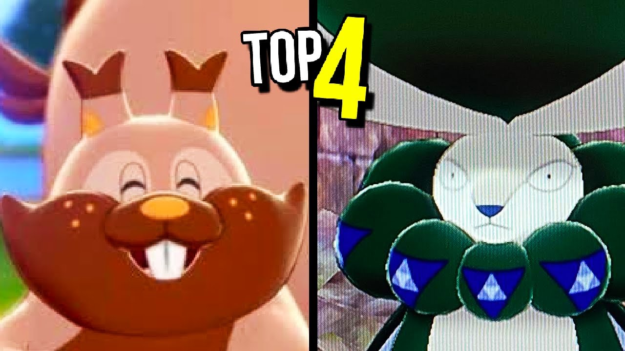 4 POKÉMON LES PLUS NAZES D'ÉPÉE ET BOUCLIER