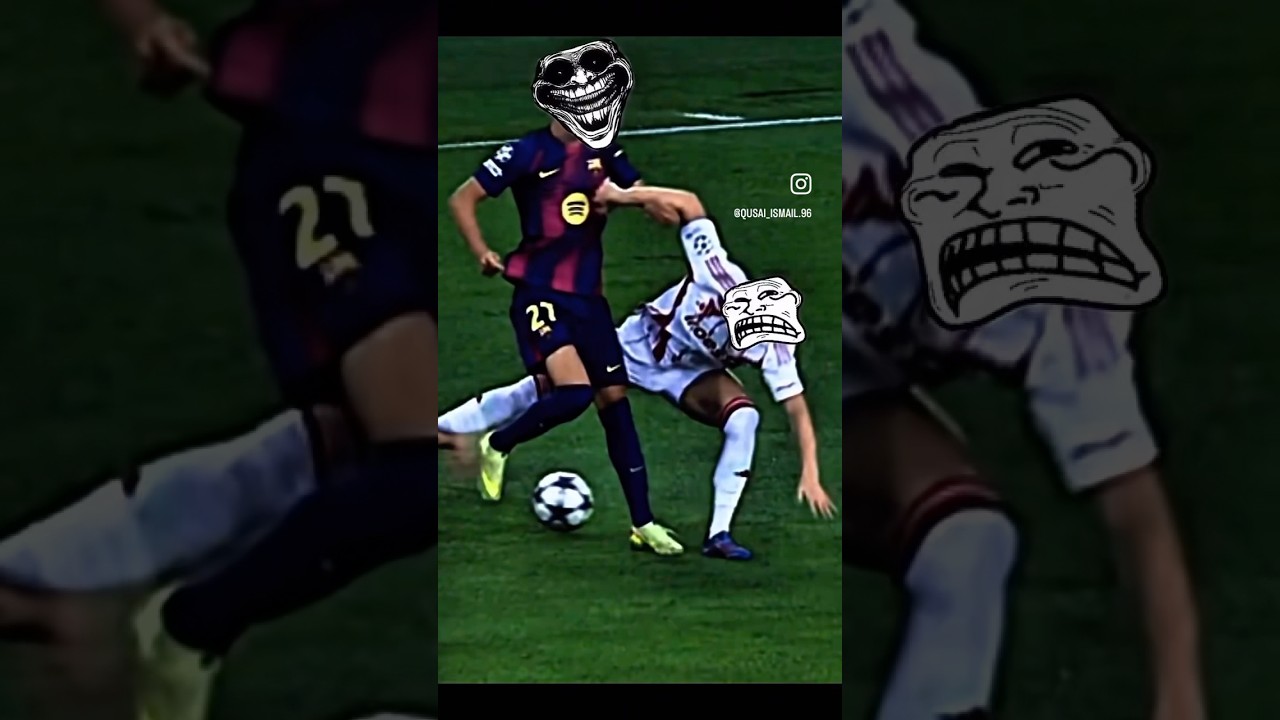 Dro fernandez is a baller🔥💀 #barcelona #barcelona #football #footballshorts #funny #lamineyamal